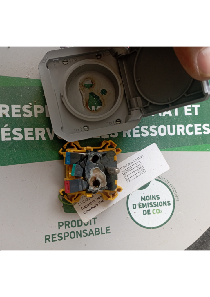 photo prise plexo brulée